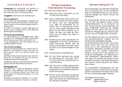 INFORMATIONEN 50 Jahre Katholisch