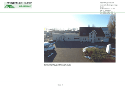 Einfamilienhaus mit Gewerbehalle - Westfalen-Blatt