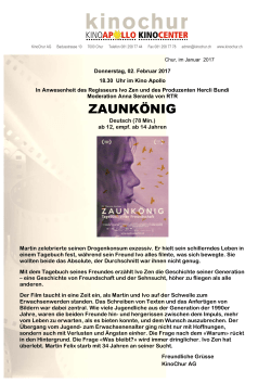zaunkönig - Kino Chur