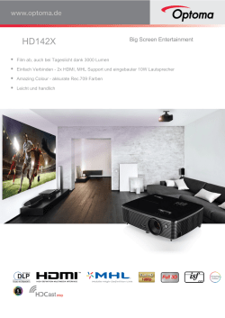 HD142X - Optoma