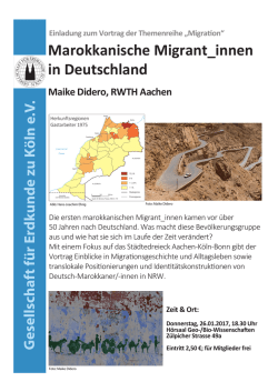 Marokkanische Migrant_innen in Deutschland
