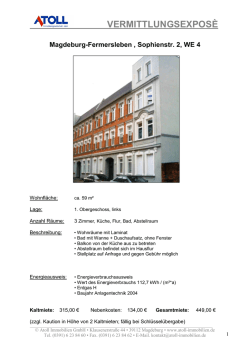 Vermittlungsexpose Sophienstr. 2, WE 4