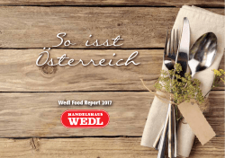 Wedl Food Report 2017