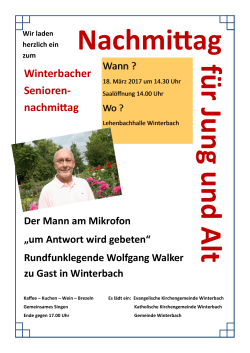 Weitere Informationen - ev. Kirche Winterbach
