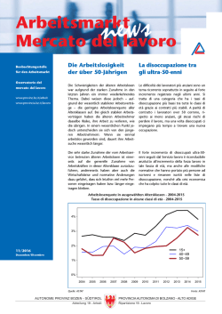 Il nuovo numero di Mercato del lavoro news