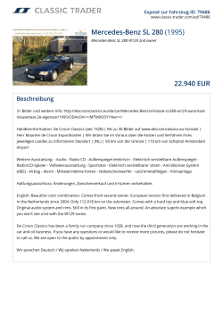 Mercedes-Benz SL 280 (1995) 22.940 EUR