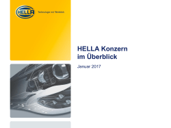 HELLA Kurzprofil,