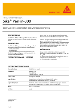 Sika PerFin-300 - Sika Deutschland
