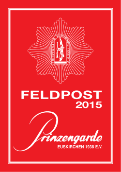 Feldpost 2015 - Prinzengarde