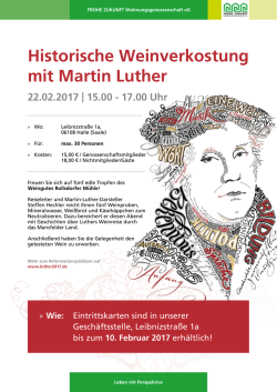 Historische Weinverkostung