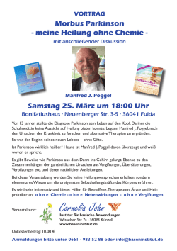 Cornelia John - Institut f&uuml;r basische Anwendung