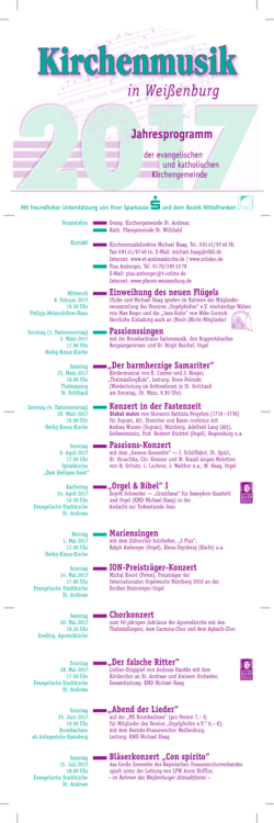 hier - Evang.-Luth. Kirchengemeinde Wei&szlig;enburg St. Andreas