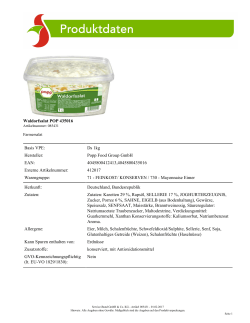 Waldorfsalat POP 435016 Basis VPE: Ds 1kg Hersteller: Popp Food