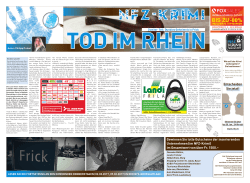 im NFZ-Krimi - Neue Fricktaler Zeitung