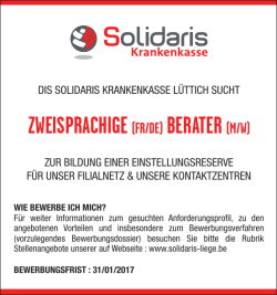 zweisprachige(fr/de) berater(m/w) - Grenz-Echo