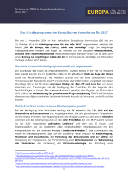 PDF zum Thema "EU Gemeinderäteinfo EK Arbeitsprogramm 2017"