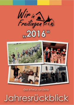 Jahresr&uuml;ckblick 2016