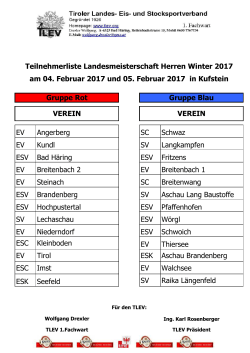 Teilnehmerlisten Landesmeisterschaft Herren Winter 2017