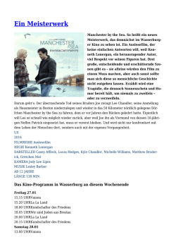 Ein Meisterwerk - Wasserburger Stimme