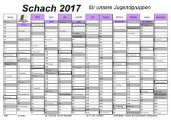 Kalender 2017 - Schachverein Lintorf 1947