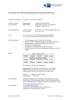 Informationen und Preise - Wirtschaftsakademie Schleswig