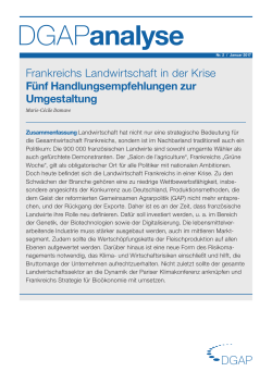 DGAPanalyse - Deutsche Gesellschaft für Auswärtige Politik eV