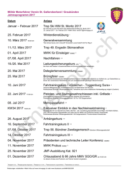 Jahresprogramm 2017