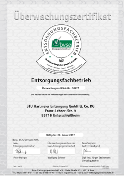 EfB - BTU Hartmeier