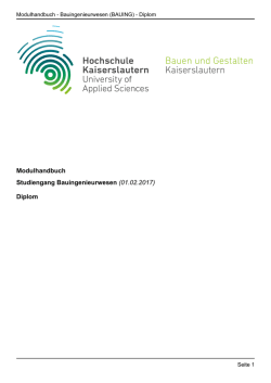 Diplom - campusboard - Hochschule Kaiserslautern
