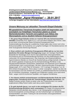 Zusammenstellung 20.1.2017 - bei der AbL Niedersachsen/Bremen