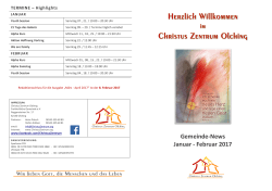 Januar und Februar 2017