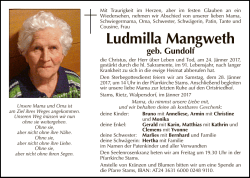 Ludmilla Mangweth