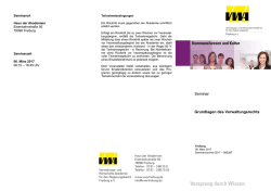 Seminarprogramm