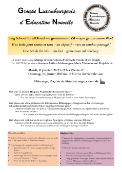 Groupe Luxembourgeois d&acute;Education Nouvelle