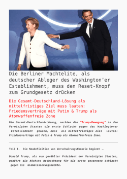 Die Berliner Machtelite, als deutscher Ableger des - K