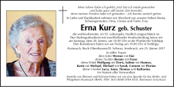 Erna Kurz geb. Schuster