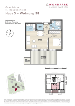 Haus 3 &ndash; Wohnung 38 - Wohnpark Kammerwiesen