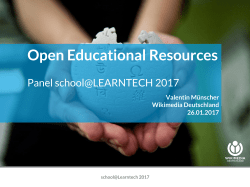 Open Educational Resources