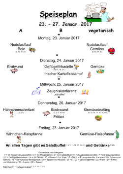 Mensaspeiseplan - Gesamtschule Aachen Brand