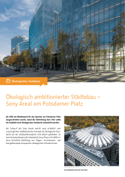 Ökologischer Stadtplan, Sony_PotsdamerPlatz - Berlin