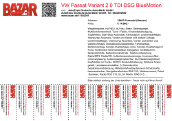 VW Passat Variant 2.0 TDI DSG BlueMotion Highline