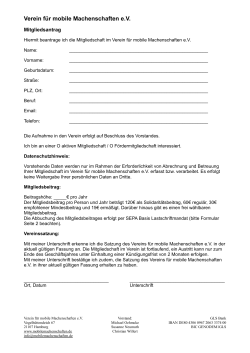 Mitgliedsantrag PDF - Verein für mobile Machenschaften