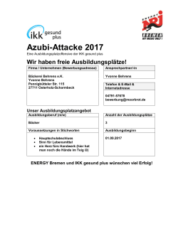 Azubi-Attacke 2017
