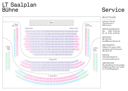 Saalplan Luzerner Theater