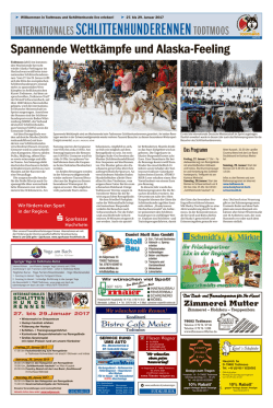 INTERNATIONALES SCHLITTENHUNDERENNEN TODTMOOS