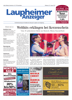 LAUPHEIM - Schwäbische Zeitung
