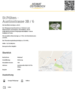 Jetzt anfragen St.Pölten - Austinstrasse 3B / 3 + 4