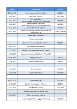 Terminliste_2017 pdf - Spielmannszug Hubertusjäger Elsen
