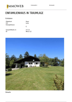 einfamilienhaus in traumlage
