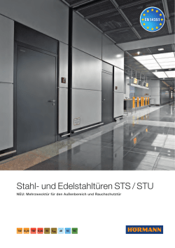 Stahl- und Edelstahlt&uuml;ren STS / STU